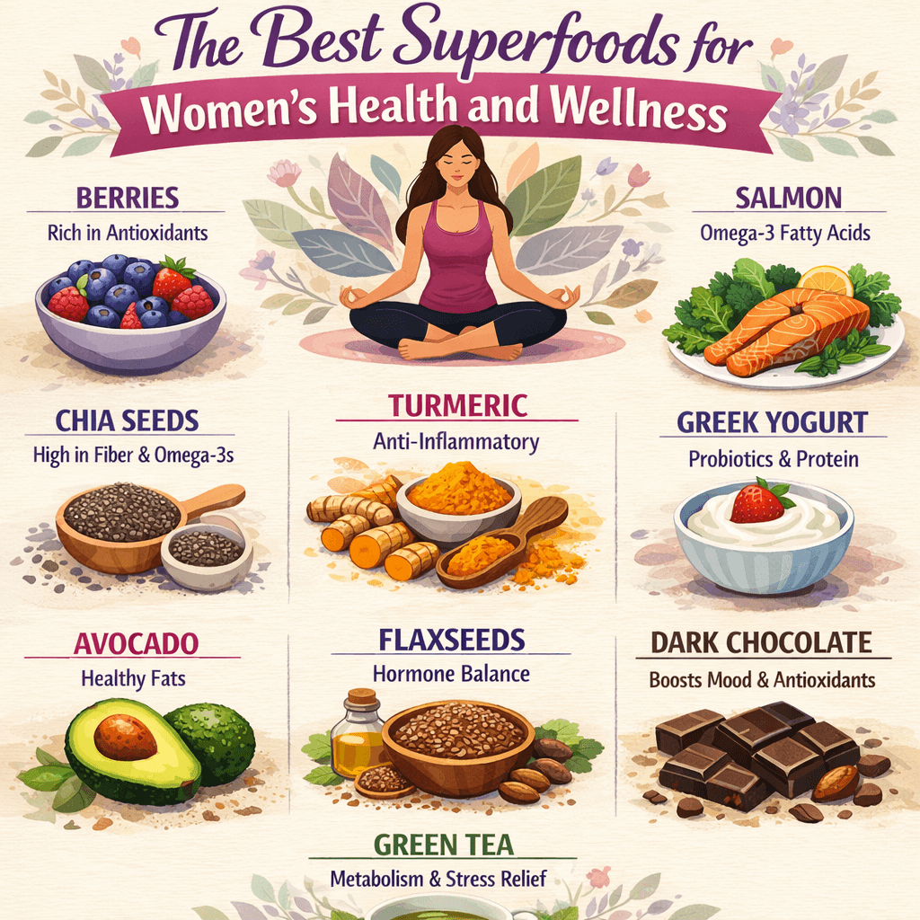 “The Best Superfoods for Women’s Health and Wellness” “the best superfoods for women’s health and wellness”
